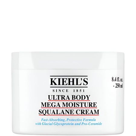 Kiehl'S Ultra Body Mega Moisture Squalane Cream Crema corporal hidratante de textura fresca y ligera repara y fortalece la barrera 250 ml