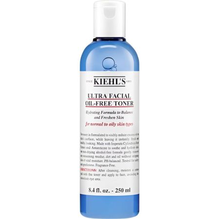 Kiehl'S Ultra Facial Oil-Free Toner Tónico facial sin alcohol hidratante equilibra refresca y elimina impurezas suciedad y excesos de grasa 250 ml