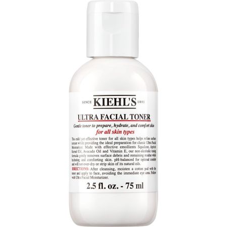 Kiehl'S Ultra Facial Toner Tónico facial hidratante sin alcohol elimina con eficacia los residuos reparando el equilibrio lipídico