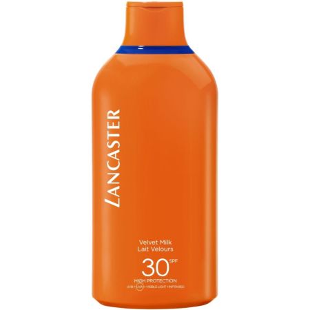 Lancaster Velvet Milk Lait Velours Spf 30 Leche solar fluida para bronceado radiante y uniforme 300 ml