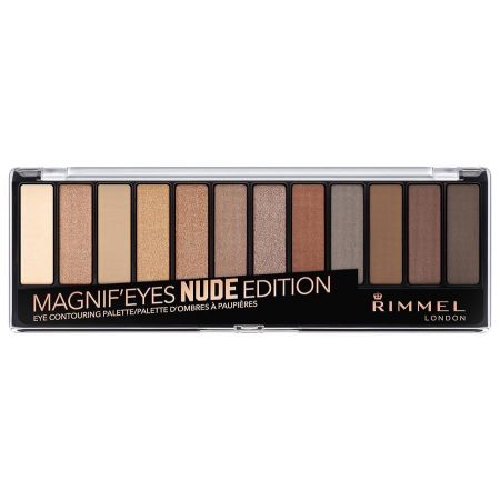 Rimmel London Magnif´eyes Nude Edition Contouring Palette Paleta de sombras de ojos para esculpir sombrear y definir 12 tonos