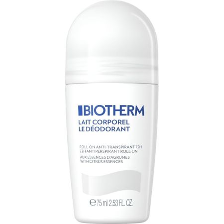 Biotherm Lé Déodorant By Lait Corporel Desodorante Roll-On Desodorante perfumado protección 48 horas 75 ml