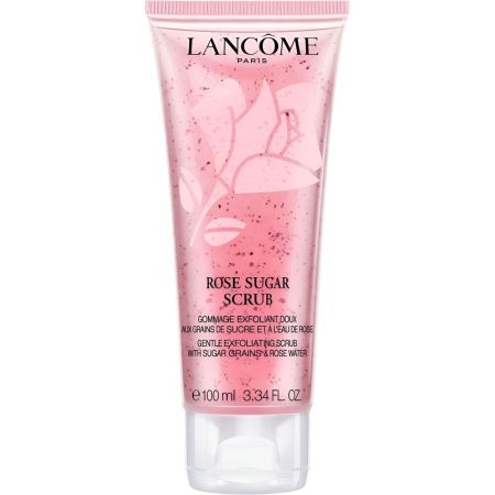 Lancôme Rosde Sugar Scrub Gommage Exfoliant Doux Exfoliante facial suave elimina células muertas y alisa la textura para piel agradable y radiante 100 ml