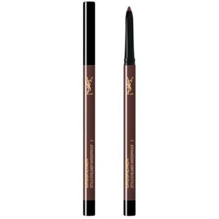 Yves Saint Laurent Crushliner Stylo Eyeliner Waterproof Delineador de ojos resistente al agua con fotopigmentos naturales para larga duración