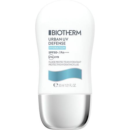 Biotherm Urban Uv Defense Hydration Spf 50+ /Pa++++ Protector solar facial no graso de rápida absorción piel suave hidratada y fortalecida 30 ml