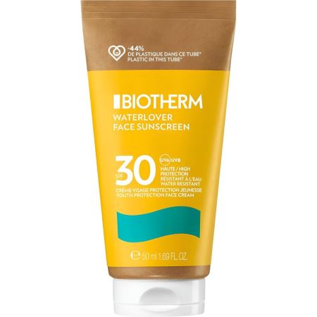 Biotherm Waterlover Face Sunscreen Spf 30 Protector solar antiedad previene y protege arrugas y manchas 50 ml