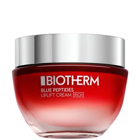 Biotherm Blue Peptides Uplift Cream Rich Crema enriquecida antiedad reafirmante efecto lifting ofrece mayor firmeza luminosidad 50 ml