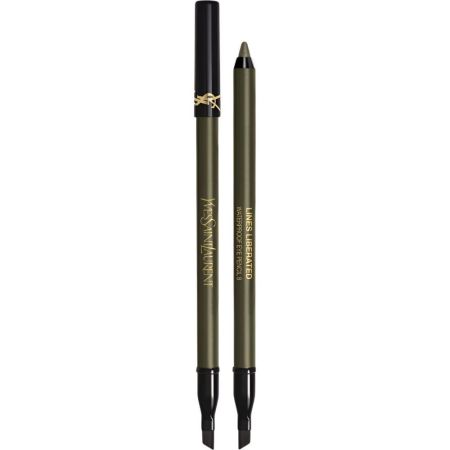 Yves Saint Laurent Lines Liberated Waterproof Eye Pencil Delineador de ojos con pincel resistente al agua y altamente pigmentado para acabado mate y cromado