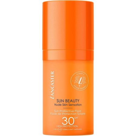 Lancaster Sun Beauty Nude Skin Sensation Sun Protective Fluid Spf 30 Fluido solar facial invisible y ultraligero 30 ml