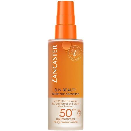 Lancaster Sun Beauty Sun Protective Water Spf 50 Spray solar corporal resistente al agua para bronceado dorado uniforme y duradero 150 ml