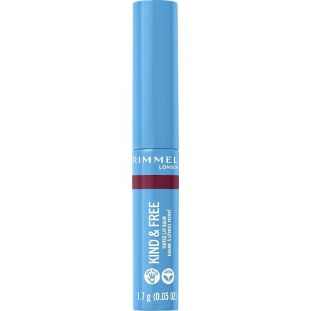 Rimmel London Kind & Free Tinted Lip Balm Bálsamo labial con color hidratante nutritivo vegano y sostenible