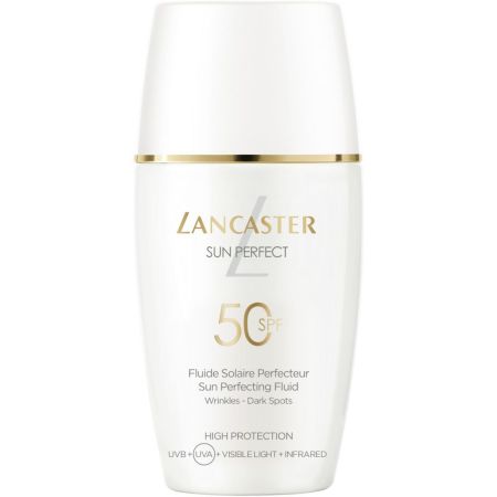 Lancaster Sun Perfect Fluide Solaire Perfecteur Spf 50 Protector facial iluminador con tecnología antiedad 30 ml