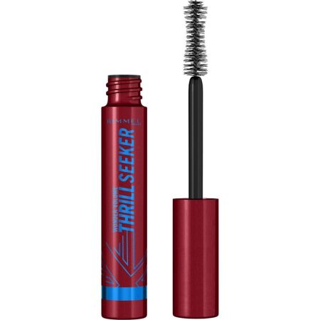 Rimmel London Wonder'Volume Thrill Seeker Waterporoof Black Máscara de pestañas resistente al agua de alta cobertura y volumen