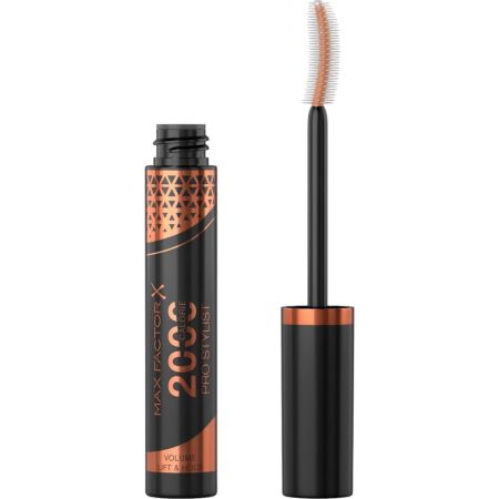 Max Factor 2000 Calorie Pro Stylist Máscara de pestañas con cepillo innovador curvo ofrece efecto lifting 24 horas