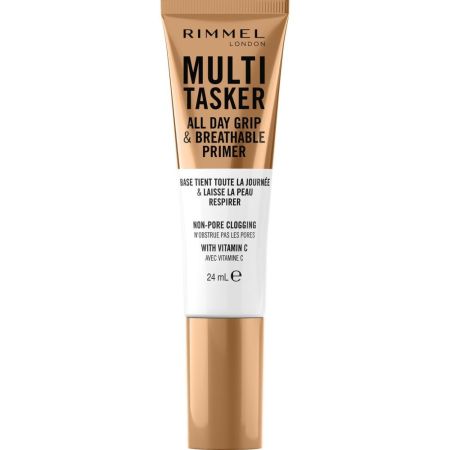 Rimmel London Multi Tasker Primer Primer de maquillaje proporciona un efecto alisador para una tez realzada