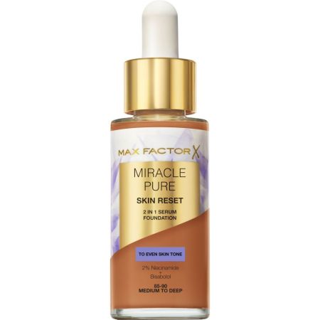 Max Factor Miracle Pure Skin Reset 2 In 1 Serum Foundation Sérum con color cobertura media ligera cuidado de piel