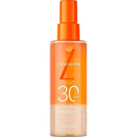 Lancaster Sun Beauty Sun Protective Water Spf 30 Spray solar más amplio resistente al agua refresca y repara la piel de los daños del sol 30 ml