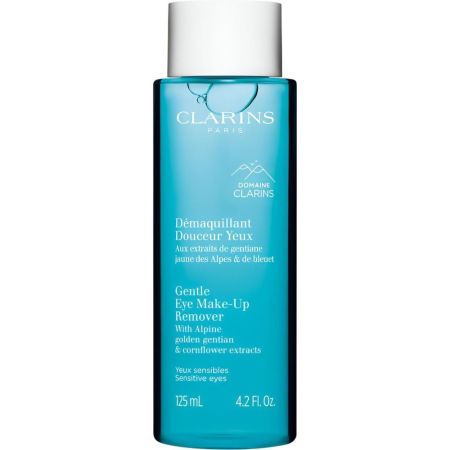 Clarins Démaquillant Douceur Yeux Desmaquillante de ojos elimina suavemente calmando y suavizando con plantas alpinas 125 ml