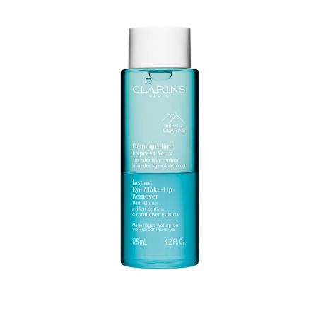 Clarins Démaquillant Express Yeux Desmaquillante de ojos bifásico elimina suavemente el maquillaje hasta resistente al agua 125 ml