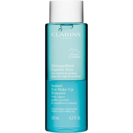 Clarins Démaquillant Express Yeux Desmaquillante de ojos bifásico elimina suavemente el maquillaje hasta resistente al agua 125 ml