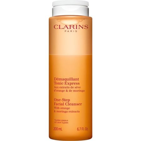 Clarins Démaquillant Tonic Express Tónico facial desmaquillante tonifica y revitaliza eliminando maquillaje impurezas y células muertas 200 ml