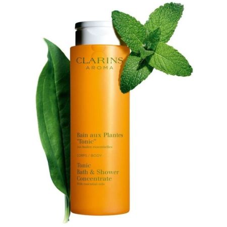 Clarins Bain Aux Plantes "Tonic" Gel de ducha con aceites esenciales tonificantes 200 ml