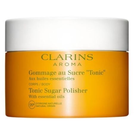 Clarins Aroma Gommage Au Sucre "Tonic" Exfoliante corporal elimina células muertas e impurezas a base de cristales de azúcar  250 ml