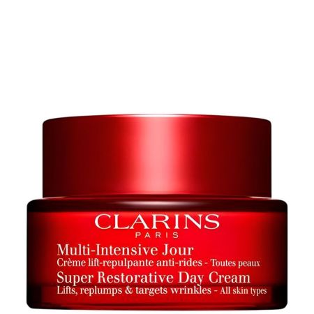 Clarins Multi-Intensive Todo Tipo De Piel Crema de día hidratante reafirmante y antiarrugas piel más flexible rellenada y confortable al instante 50 ml