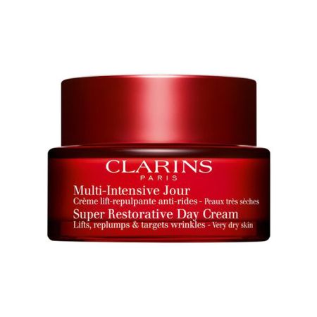 Clarins Multi-Intensive Jour Peaux Très Sèches Crema de día antiarrugas reafirmante piel visiblemente más rellenadada y firme para piel seca 50 ml