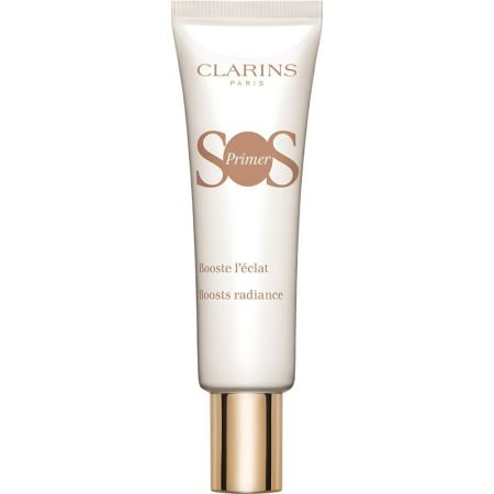 Clarins Sos Primer Booste L´éclat Prebase de maquillaje iluminadora prepara hidrata y ofrece luminosidad 24 horas 30 ml