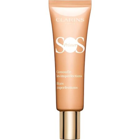 Clarins Sos Primer Camoufle Les Imperfections Prebase de maquillaje prepara hidrata ilumina y reaviva para acabado homogéneo y uniforme 24 horas 30 ml