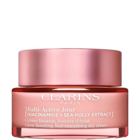 Clarins Multi-Active Jour Todo Tipo De Piel Crema de día nutre alisa y potencia la luminosidad combatiendo primeras arrugas para piel lisa y más joven 50 ml