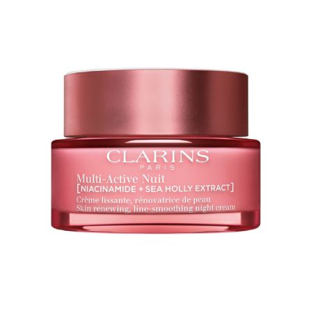 Clarins Multi-Active Nuit Todo Tipo De Pieles Crema de noche reparadora piel más lisa más joven y luminosa al despertar 50 ml