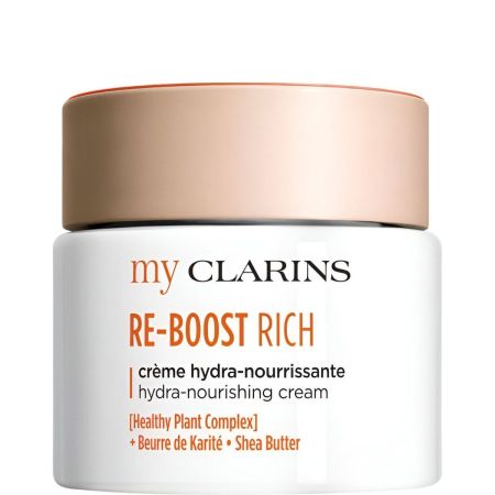 Clarins My Clarins Re-Boost Rich Crème Hydra-Nourrissante Crema de día enriquecida ultranutritiva calma y reconforta para efecto agradable 50 ml