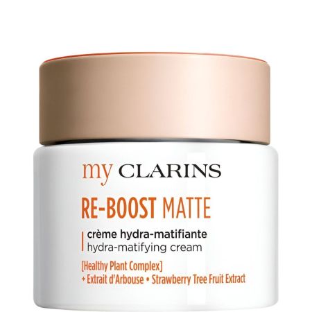 Clarins My Clarins Re-Boost Matte Crème Hydra-Matifiante Crema de día hidratante efecto mate inmediato reduce de forma visible y duradera los brillos 50 ml