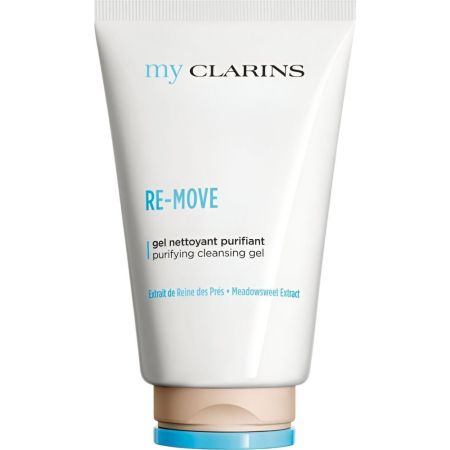 Clarins My Clarins Re-Move Gel Nettoyant Purifiant Gel limpiador desmaquillante purificante y refrecante elimina eficazmente todas las impurezas 125 ml