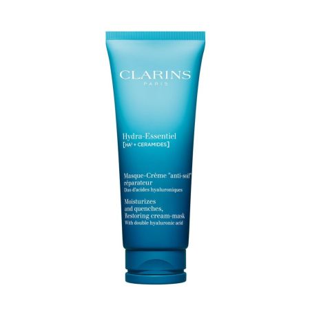 Clarins Hydra Essentiel Masque-Crème "Anti-Soif" Réparateur Mascarilla facial hidratante y refrescante piel fortalecida con extracto de kalanchoe 75 ml