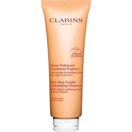 Clarins Doux Nettoyant Gommant Éxpress Limpiador exfoliante multifunción elimina impurezas maquillaje y células muertas 125 ml