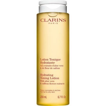 Clarins Lotion Tonique Hydratante Loción tónica hidratante restaura el equilibrio de la microbiota cutánea piel suave y fresca 200 ml