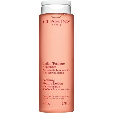 Clarins Lotion Tonique Apaisante Loción tónica calmante restaura el equilibrio de la microbiota cutánea 200 ml