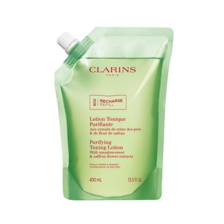 Clarins Lotion Tonique Purifiante Recarga Loción tónica purificante restaura el equilibrio de la microbiota cutánea y minimiza poros 400 ml