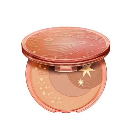 Clarins Bronzing Compact Summer Edición Limitada Polvos bronceadores con tratamiento rostro unificado y radiante efecto buena cara al instante