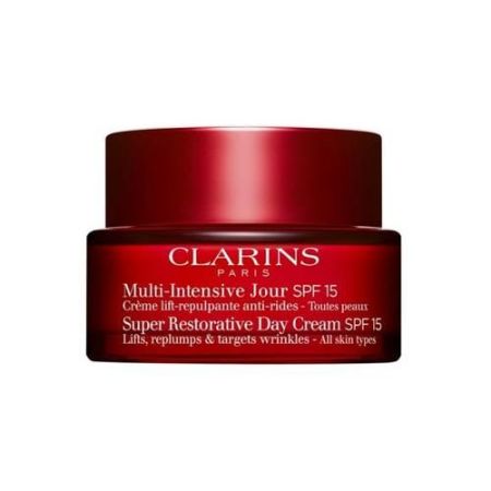 Clarins Multi-Intensive Spf 15 Crema de día hidratante reafirmante yu antiarrugas piel más flexible rellenada y confortable al instante 50 ml