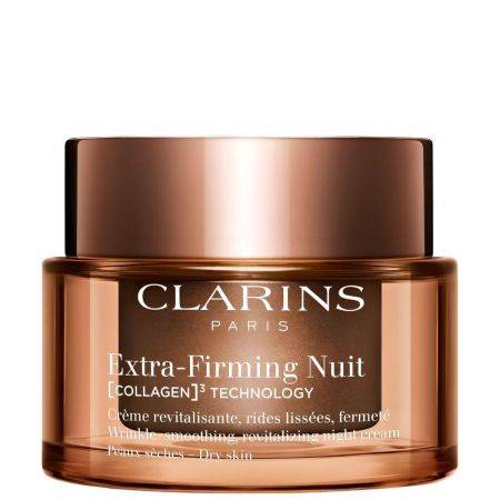 Clarins Extra-Firming Nuit Piel Seca Crema de noche hidratante antiedad reafirma y reduce arrugas piel más lisa y uniforme 50 ml