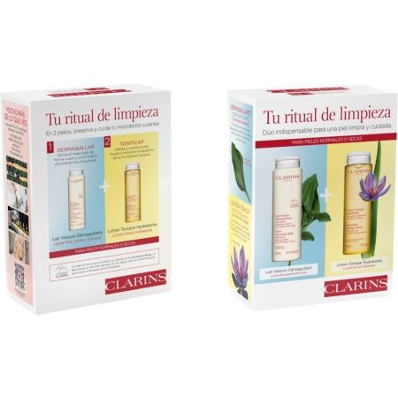 Clarins Tu Ritual De Limpieza Estuche Tratamiento para una rutina facial de limpieza ofrece suavidad y frescor