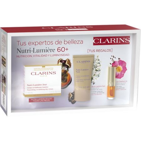 Clarins Nutri-Lumière Jour Crème Revitalisante Lumière Estuche Crema de día revitaliza nutre y restaura la luminosidad para una piel radiante al despertar 50 ml