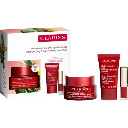 Clarins Multi-Intensive Todo Tipo De Piel Estuche Crema de día hidratante reafirmante y antiarrugas piel más flexible rellenada y confortable al instante 50 ml