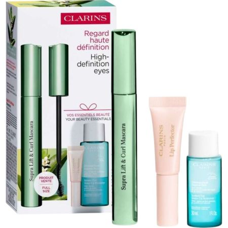 Clarins Supra Lift & Curl Estuche Máscara de pestañas con efecto lifting que maximiza el volumen y curvatura