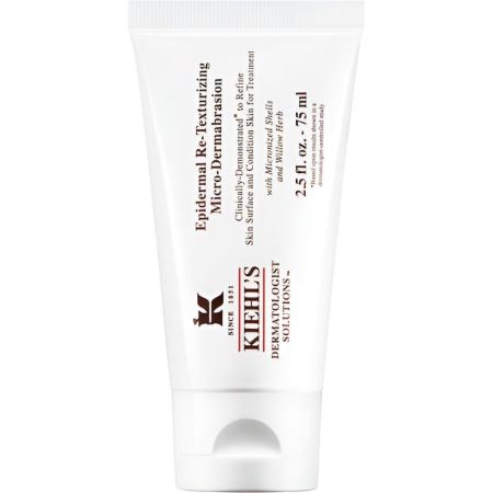 Kiehl'S Epidermal Re-Texturizing Micro-Dermabrasion Exfoliante reduce decoloraciones y pequeñas marcas en cara manos y escote para efecto alisador instantámeo 75 ml