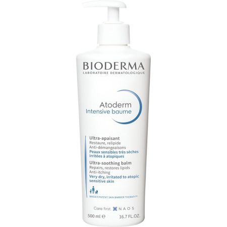 Bioderma Atoderm Intensive Baume Ultra-Apaisant Corporal Bálsamo corporal cuidado intensivo reparador antiprurito ultracalmante y ultranutritivo 500 ml